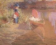 Edward john Gregory,RA.RI Marooning (mk46) oil on canvas